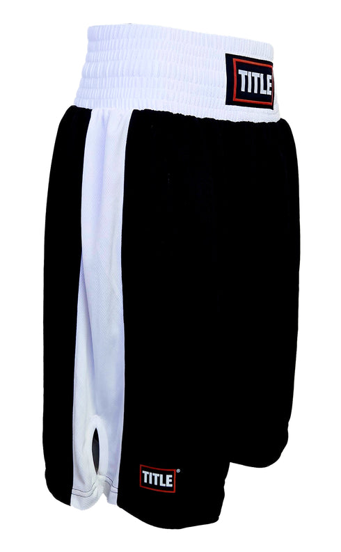 Title Boxing Trunks - Air Mesh - Black